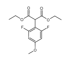 diethyl 2-(2,6-difluoro-4-methoxyphenyl)malonate结构式