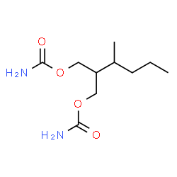 Dicarbamic acid 2-(1-methylbutyl)trimethylene ester结构式