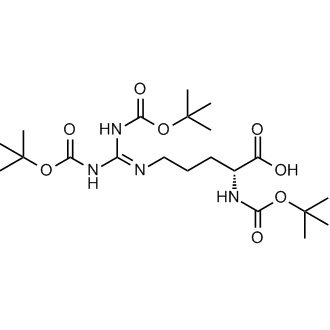 (R)-2-((tert-Butoxycarbonyl)amino)-5-((2,2,10,10-tetramethyl-4,8-dioxo-3,9-dioxa-5,7-diazaundecan-6-ylidene)amino)pentanoic acid picture