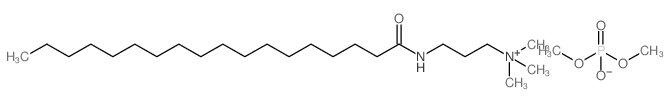 N,N,N-TRIMETHYL-3-STEARAMIDOPROPAN-1-AMINIUM DIMETHYL PHOSPHATE结构式