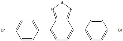 4,7-bis(4-bromophenyl)benzo[c][1,2,5]thiadiazole structure