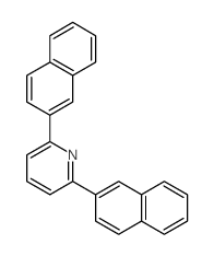 2,6-dinaphthalen-2-ylpyridine结构式