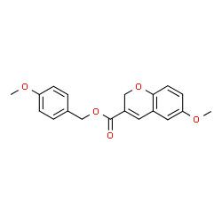 4-Methoxybenzyl 6-methoxy-2H-chromene-3-carboxylate structure