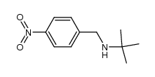 N-(t-butyl)-N-p-nitrobenzylamine structure