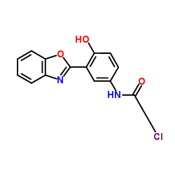 N-[3-(1,3-Benzoxazol-2-yl)-4-hydroxyphenyl]-3-chloropropanamide Structure