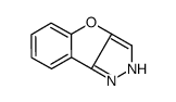 1H-Benzofuro[3,2-c]pyrazole (9CI) structure