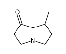 7-methyl-hexahydro-pyrrolizin-1-one Structure