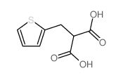 2-[(Thiophen-2-yl)methyl]malonic acid structure