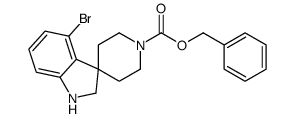 苄基-4-溴-1,2-二氢螺[吲哚-3,4'-哌啶]-1'-羧酸苄酯图片