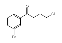 1-(3-bromophenyl)-4-chlorobutan-1-one结构式