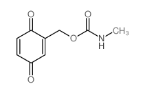 (3,6-dioxo-1-cyclohexa-1,4-dienyl)methyl N-methylcarbamate结构式