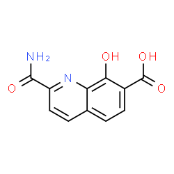 7-Quinolinecarboxylicacid,2-(aminocarbonyl)-8-hydroxy-(9CI) picture