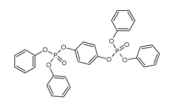 hydroquinone bis(diphenyl phosphate) Structure