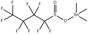 Trimethyl[[(nonafluorobutyl)sulfinyl]oxy]stannane picture