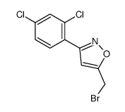 5-(BROMOMETHYL)-3-(2,4-DICHLOROPHENYL)ISOXAZOLE Structure