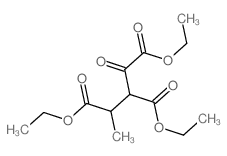 1,2,3-Butanetricarboxylicacid, 1-oxo-, 1,2,3-triethyl ester Structure