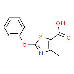 4-Methyl-2-phenoxy-1,3-thiazole-5-carboxylic acid Structure