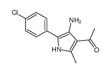 1-[4-Amino-5-(p-chlorophenyl)-2-methyl-1H-pyrrol-3-yl]ethanone picture