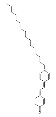 1-hexadecyl-1-<(oxocyclohexadienylidene)ethylidene>-1,4-dihydropyridine结构式