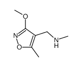 4-Isoxazolemethanamine,3-methoxy-N,5-dimethyl-(9CI)结构式