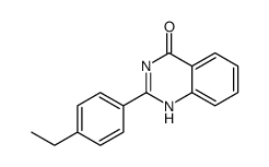 2-(4-ethylphenyl)-1H-quinazolin-4-one结构式