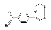 5-(4-nitrophenyl)-2,3-dihydro-[1,3]thiazolo[2,3-b][1,3]thiazol-4-ium,bromide Structure