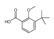 3-(tert-butyl)-2-methoxybenzoic acid structure