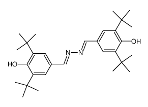 3,5-di-tert-butyl-4-hydroxybenzaldehyde azine Structure