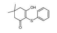 3-hydroxy-5,5-dimethyl-2-phenylsulfanylcyclohex-2-en-1-one Structure