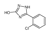 5-(2-chlorophenyl)-1,2-dihydro-1,2,4-triazol-3-one Structure