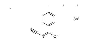 N-cyano-4-methyl-N-trimethylstannylbenzamide Structure