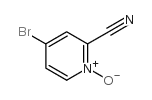 4-溴-2-氰基吡啶 1-氧化物结构式