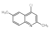 Quinoline,4-chloro-2,6-dimethyl- Structure