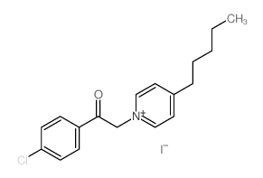 1-(4-chlorophenyl)-2-(4-pentylpyridin-1-yl)ethanone Structure