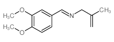 2-Propen-1-amine,N-[(3,4-dimethoxyphenyl)methylene]-2-methyl- picture