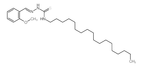 1-[(2-methoxyphenyl)methylideneamino]-3-octadecyl-thiourea picture