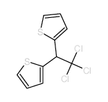 Thiophene,2,2'-(2,2,2-trichloroethylidene)bis- Structure