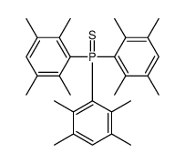 sulfanylidene-tris(2,3,5,6-tetramethylphenyl)-λ5-phosphane结构式