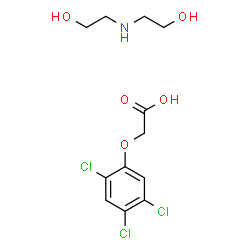 bis(2-hydroxyethyl)ammonium 2,4,5-trichlorophenoxyacetate Structure