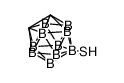 9-Mercapto-o-carborane structure