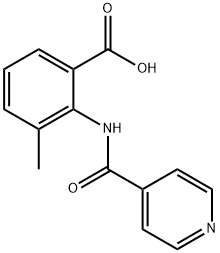 3-methyl-2-(pyridine-4-amido)benzoic acid Structure