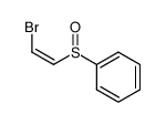 (Z)-((2-bromoethenyl)sulfinyl)benzene Structure