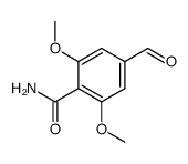 4-formyl-2,6-dimethoxybenzamide Structure