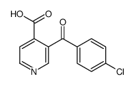 3-(4-CHLORO-BENZOYL)-ISONICOTINIC ACID Structure