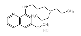 N-(6-methoxyquinolin-8-yl)-N,N-dipropyl-propane-1,3-diamine结构式