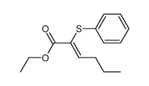 ethyl 2-phenylthio-2-hexenoate Structure