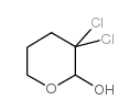 3,3-二氯-2-羟基四氢吡喃结构式