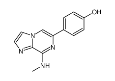 4-[8-(methylamino)imidazo[1,2-a]pyrazin-6-yl]phenol Structure