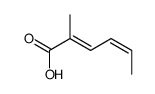 2-methylhexa-2,4-dienoic acid Structure