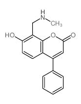 2H-1-Benzopyran-2-one,7-hydroxy-8-[(methylamino)methyl]-4-phenyl- picture